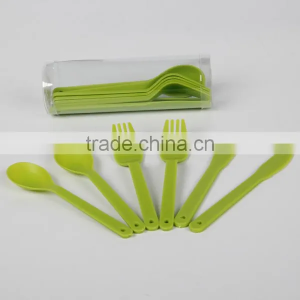 Multicolor Disposable Plastic Cutlery Set photo-2