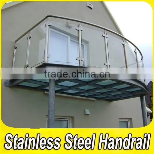 Customed Stainless Steel Modern Prices Glass Railings for Balconies photo-6