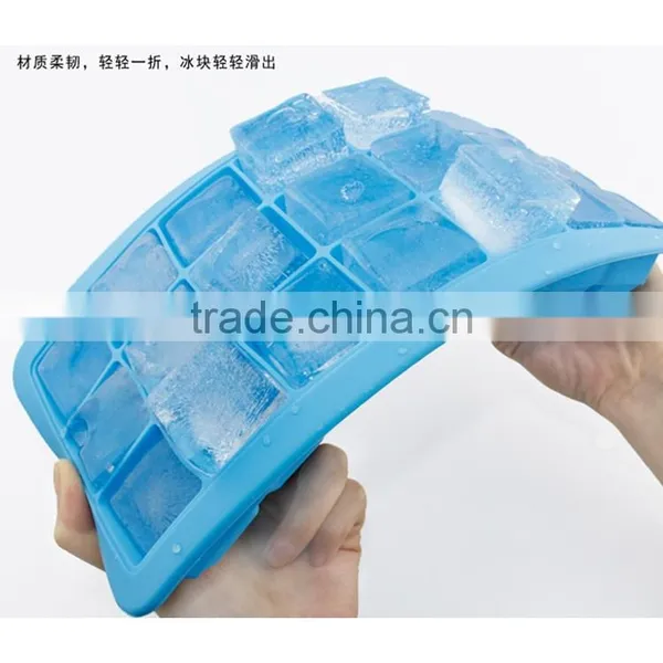 New Product 24 Checks Silicone Ice Cube Tray photo-5