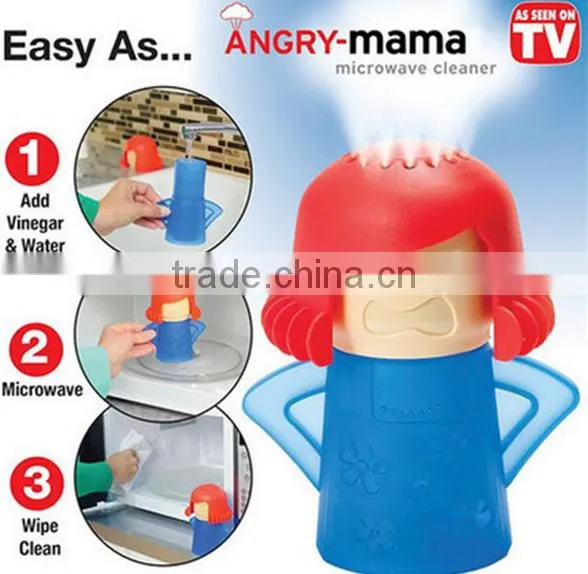 BPA Free Product Angry Mama Plastic Microwave Oven Cleaner photo-6