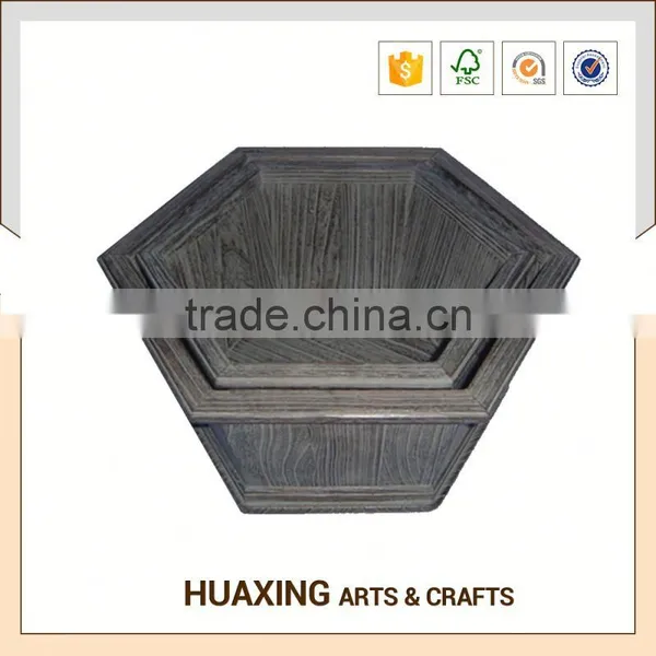 Custom Garden Wooden Flower Pot With Wooden Handle photo-5