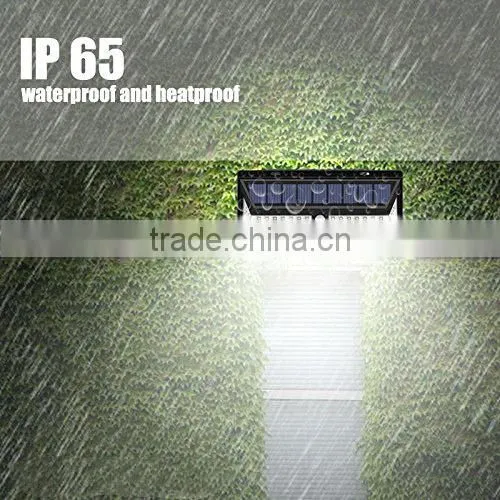 Hotsale Outdoor Solar Lights With PIR Sensor , Weatherproof Commercial Quality 54LED Home and Garden Lights photo-5
