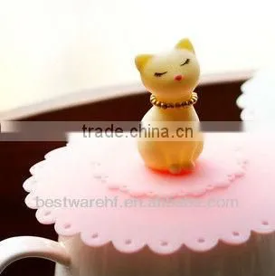 Coffee Mug Silicone Lid Silicone Rubber Lids Silicone Cover for Mug photo-3