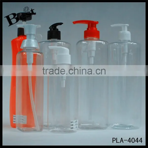 2017 Hot New Products Cosmetik Packaging Clear Empty 600ml Pet Plastic Bottle Good Market Best Selling Wholesale photo-3