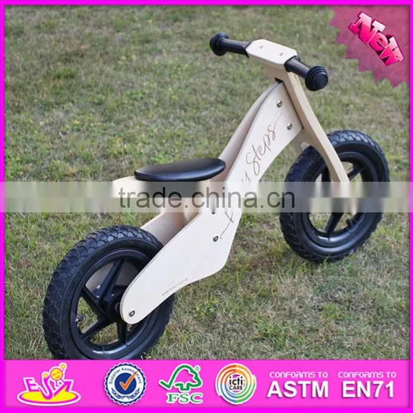 2016 New Design Log Color Wooden Balance Bike for Toddlers W16C155 photo-5