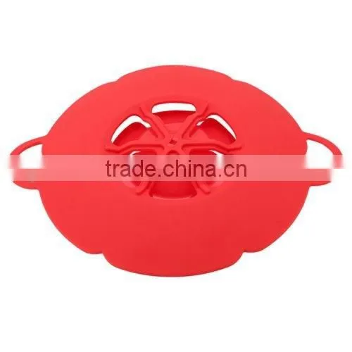 Newest Kitchen Tools Silicone Lid Spill Stopper Lids Cover Lid For Pan photo-5