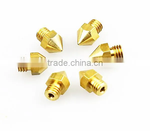 0.2mm 0.3mm 0.4mm 0.5mm 0.6mm Copper Nozzle Extruder Print Head 3D Printer Spray photo-4
