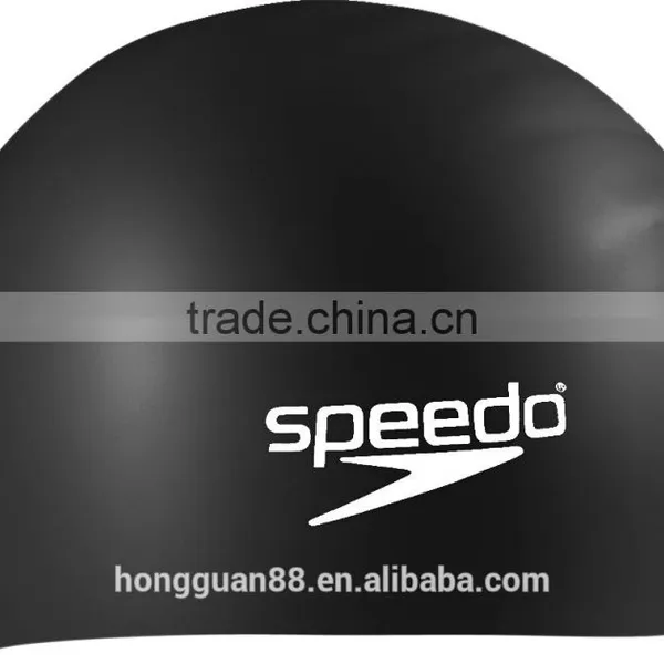 Rainbow Customized Design and Printed Long Hair Silicone Swim Cap photo-4