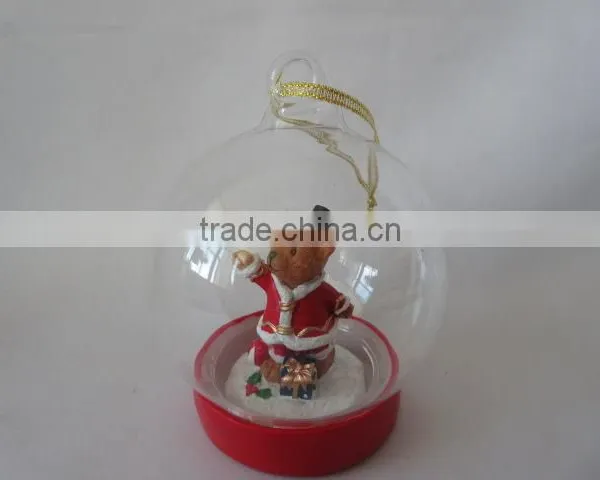 Crystal Balls Dollarma One Dollar Cheapest XMS Christamas Bear Deer Santa SnowFlake Glass 156054-15059 photo-5