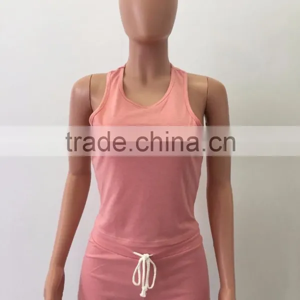 Hot Mature Women Bodysuit Summer Two Piece Set Sexy Tracksuit Ensemble Beach Sweat Suit Vest Crop Top Shorts Bodysuit Women Sexy photo-5