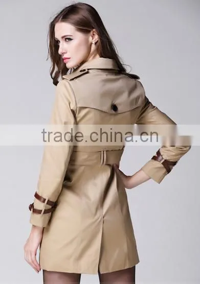 Double Breasted Fashion Design Winter Women Coat photo-5