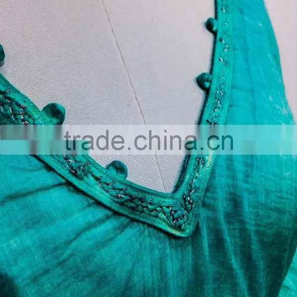 LADIES BEACHWEAR SMART CASUAL URBAN WEAR SANDWASH KAFTAN photo-4