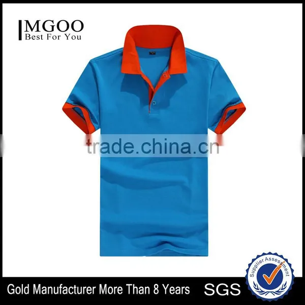 MGOO High Quality Dri Fit Polo Wholesale Custom Dye Sublimation Polo Shirts Short Sleeve Polo Shirts For Men photo-5