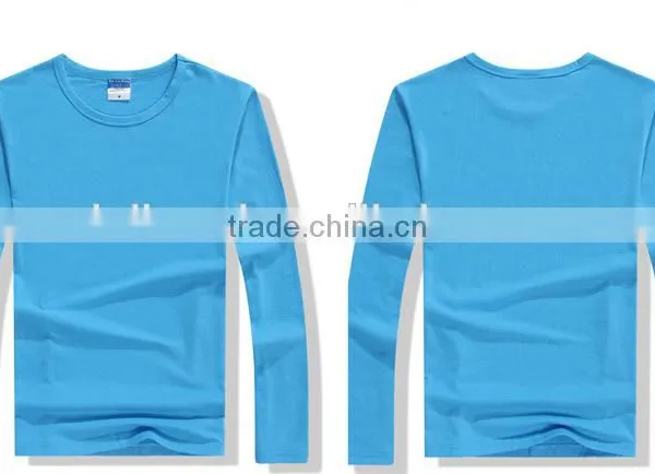 Wholesale Plain Cheap Custom t Shirt Printing Long Sleeve Blank T Shirts photo-4