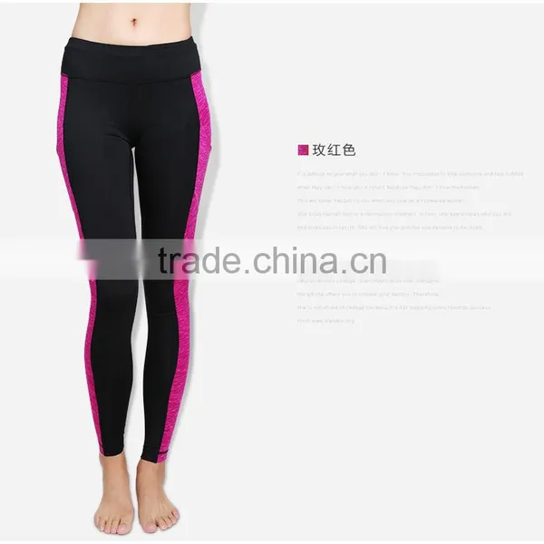 Fashion Ladies Short Pants Nylon and Spandex Yoga Pants for Women