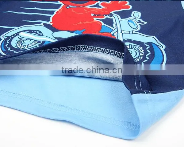 BMJ Material Round Neck Cute Boys Pajamas photo-5
