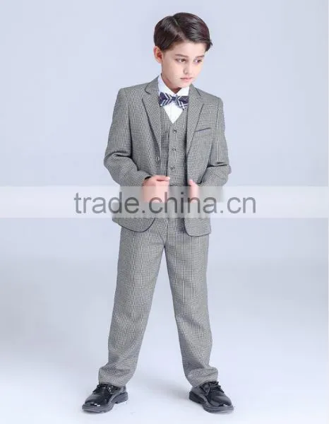 2017 New Style Latest Design China Factory Pink Color Formal Young Boy Party Suit photo-5