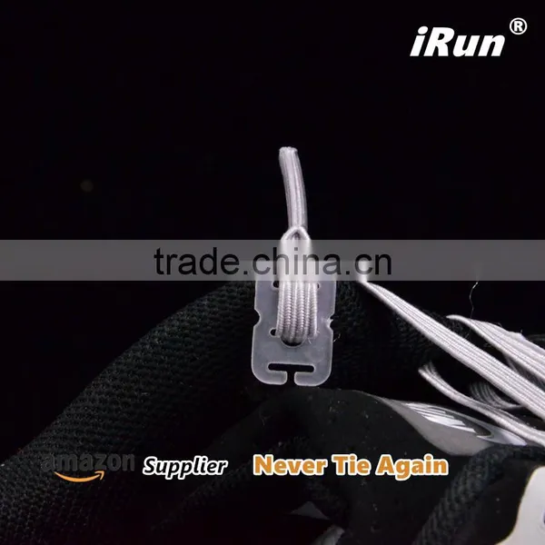 No Tie Elastic Laces For Kids Children - Flat White Elastic No Tie Shoelaces With Adjustable Tension - Amazon/eBay Supplier photo-4