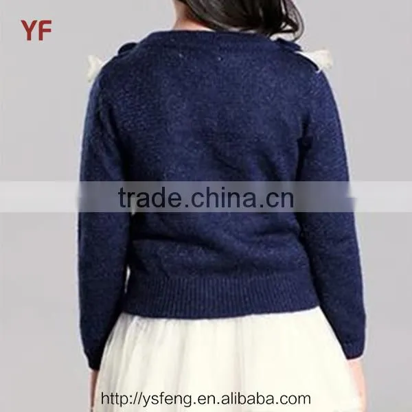 Hand Knitted Girls Cardigan photo-5