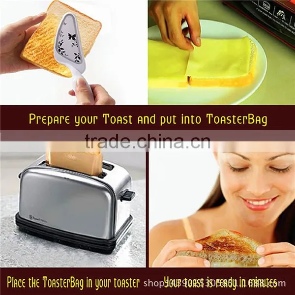 Non Stick PTFE Toaster Bag Teflon Bread Heating Bag Reusable Sandwich Bag photo-2