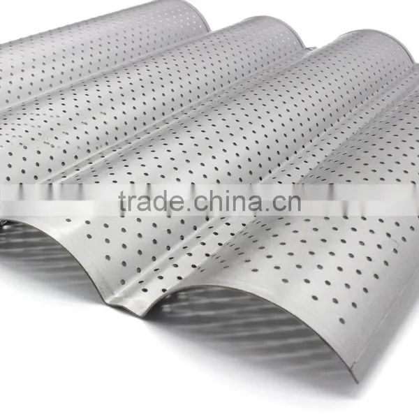 2017 High Temperature Resistant Baguette French Bread Baking Tray Nonstick Carbon Steel Baguette Bread Baking Mold Free Shipping photo-4