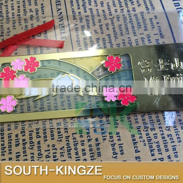 Japan Fuji Mountain Gold Plated Thin Bookmark photo-4