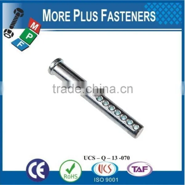 Made In Taiwan Clevis Pins Adjustable Bright Zinc Plated Steel Plain Finish photo-2