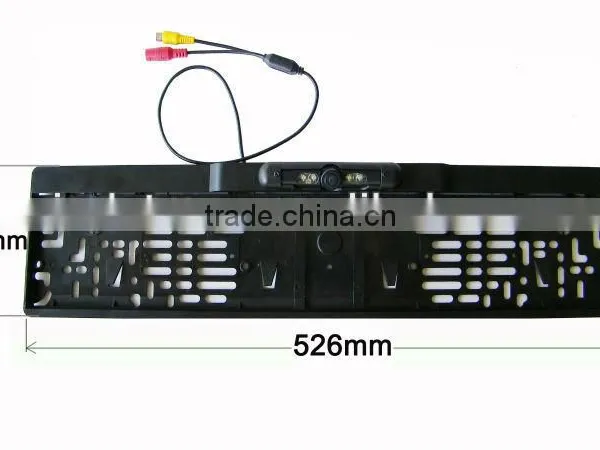 European License Plate Car Reversing Camera With Waterproof and Night Vision CAM-120M photo-2