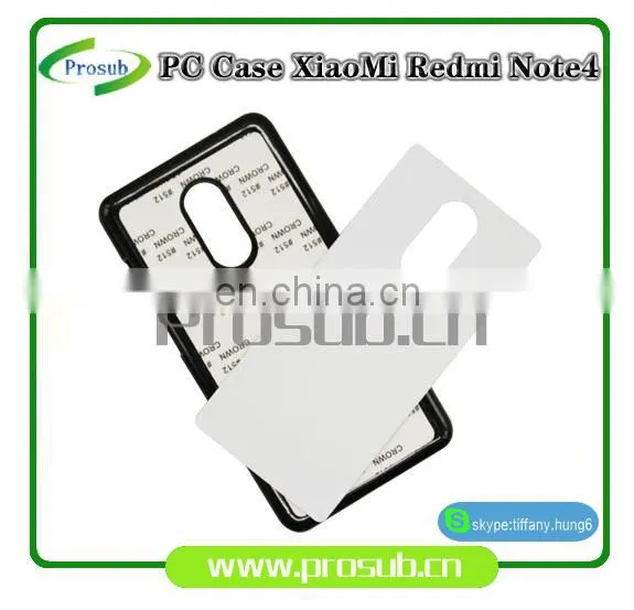2d Sublimation PC Plastic Blank Smartphone Case Cover for Prosub-XiaoMi Redmi Note4 photo-2