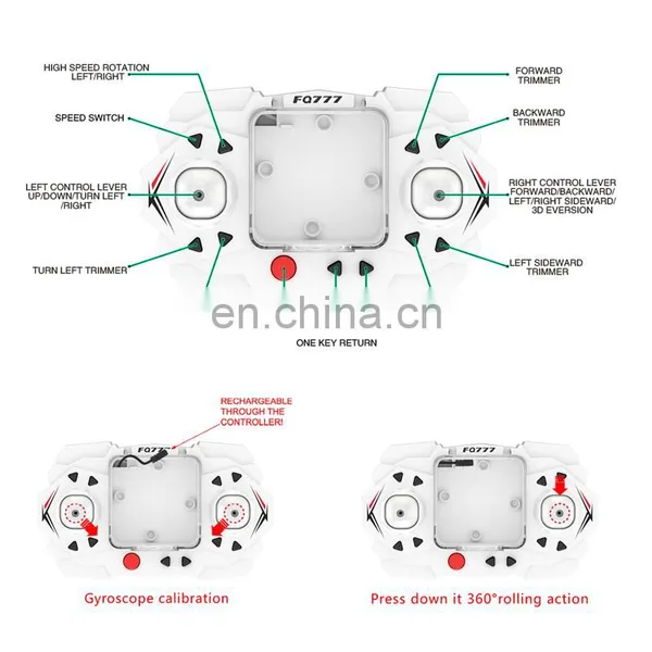 FQ777-11W 480P Pixel Mini Drone With Camera photo-4