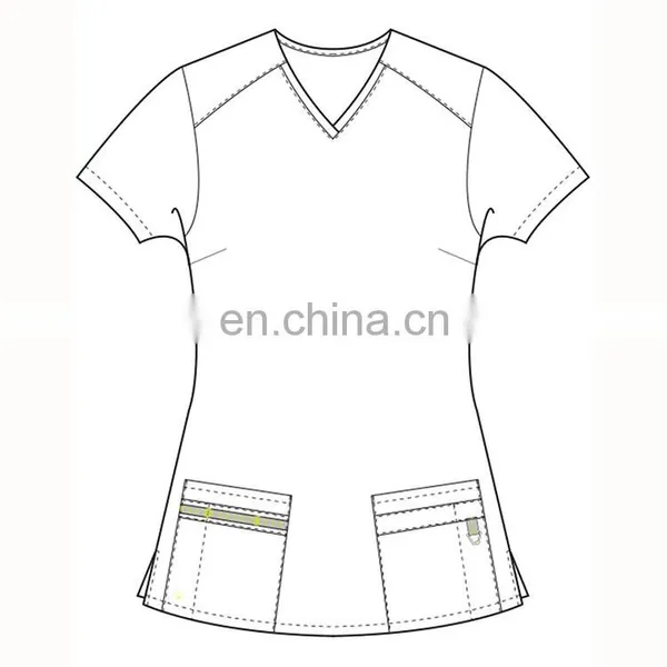 Made in China 100%Cotton Nurse Scrub Uniform Material photo-4