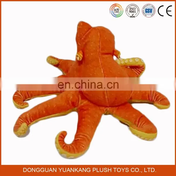 Hot Sale Cute Plush Sea Animal Stuffed Custom Red Octopus Toy photo-3