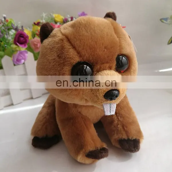 Made in China TY Branded Furry Big Eyed Plush Beaver China Factory Plush Toys photo-2