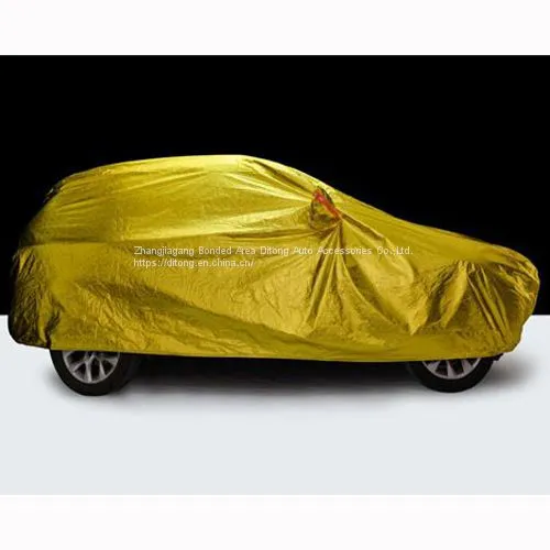 Gold Color Aluminum Film SUV Car Covers photo-2