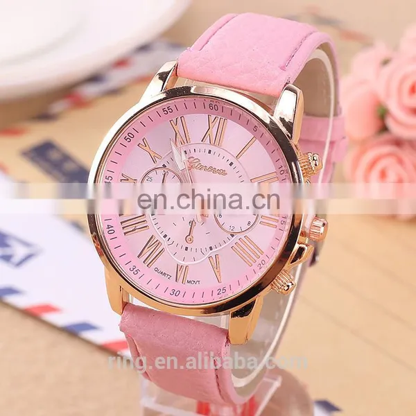 Newest Design Geneva Lady Watch in Stock China Manufacture photo-4
