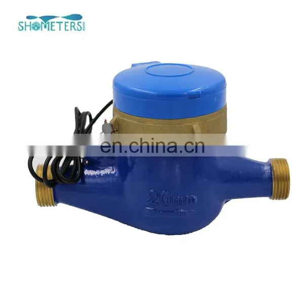 Dn20 Dry Dial Type Cold Brass Water Meter With Pulse Output photo-7