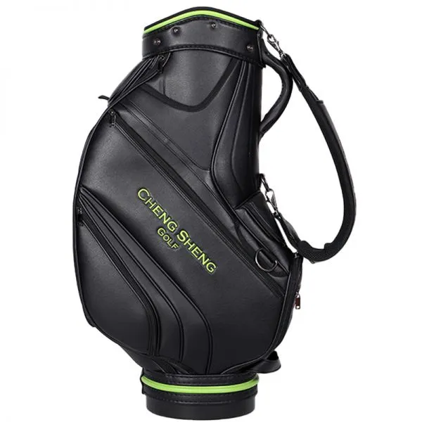 Customized Black PU Golf Staff Bag photo-2