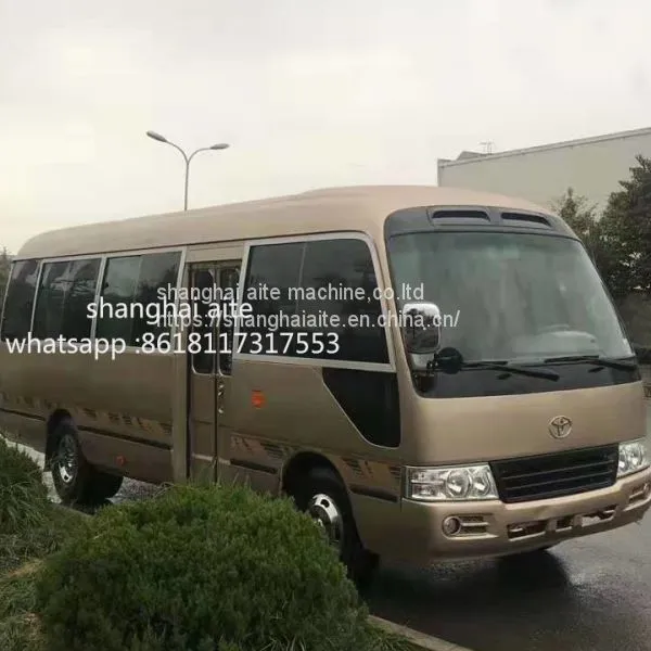 2015 2016 Used Toyota Coaster Bus With Diesel Engine and 30 Seats for Sale in Shanghai ,china