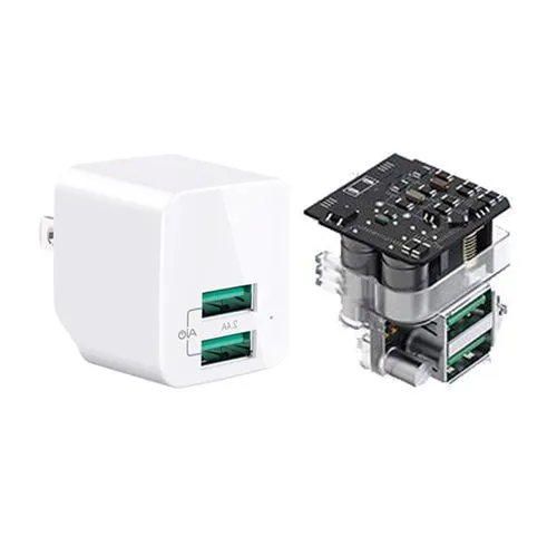 Tiensun PCBA 3.1A Dual Port Travel Charger Wall Charger Xiaomi Samsung Huawei