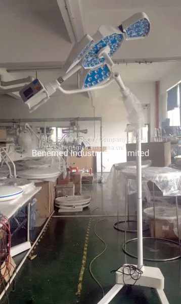 Ceiling Mounted Hospital LED Surgical Lamp Double Dome V4+5 photo-4