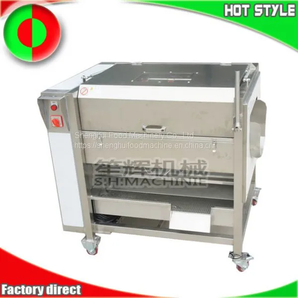 New Brush Potatoes Ginger Yam Taro Cleaning and Peeling Machine With Cover photo-3
