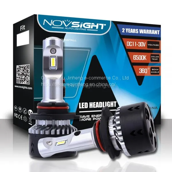 NOVSIGHT h4 H11 9005 9006 LED Heandlight Bulbs Daytime Running Light Supplier China Automobile LED Headlights Factory photo-3