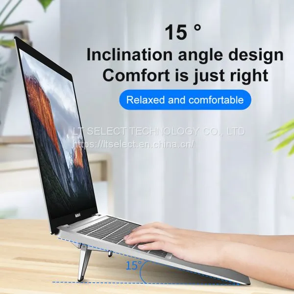 Aluminum Invisible Laptop Stand Foldable photo-2