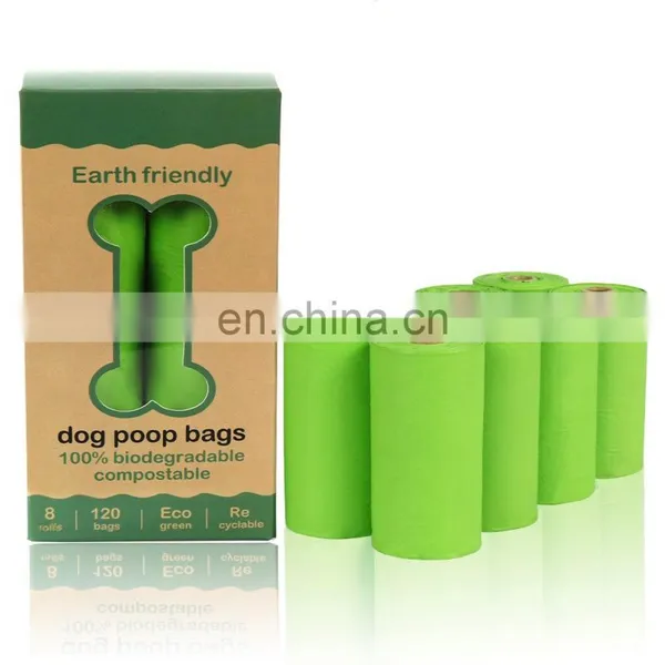 Amazon Hot Sale Biodegradable Pet Waste Bag PLA Cornstarch Pet Waste Bag photo-7