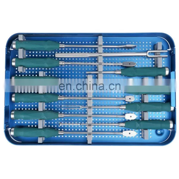 Competitive Price Spine PLIF Peek Cage & Lumbar Titanium Cage Instrument Set Orthopedic Surgical Spinal Instruments photo-3