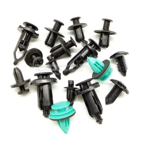 Black Push-type Fastener Assorted Set, Auto Plastic Body Clips Fasteners photo-4