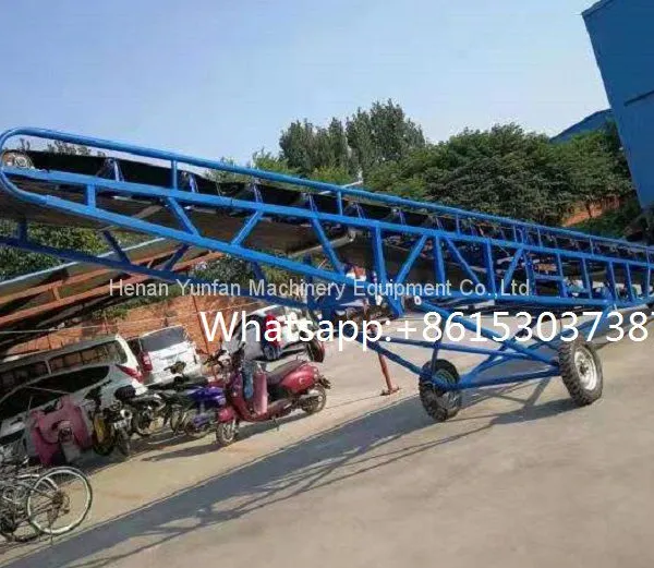 Cement Coal Bags Movable Belt Conveyor for Truck Loading photo-4