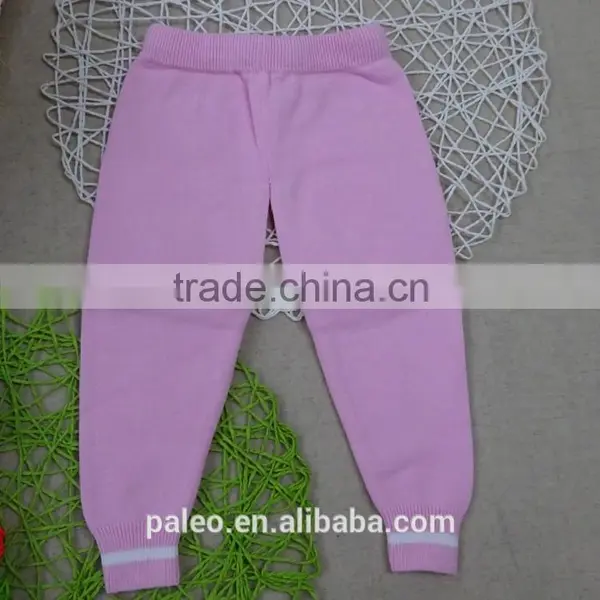 Eco-friendly 100% Cotton Knitted Kids Sport Long Trousers photo-6