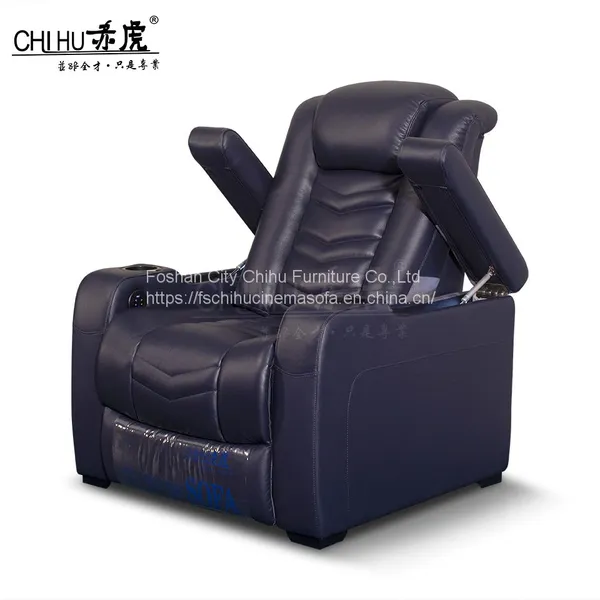 Modern Design Recliner Home Theater Sofa With Electric photo-2