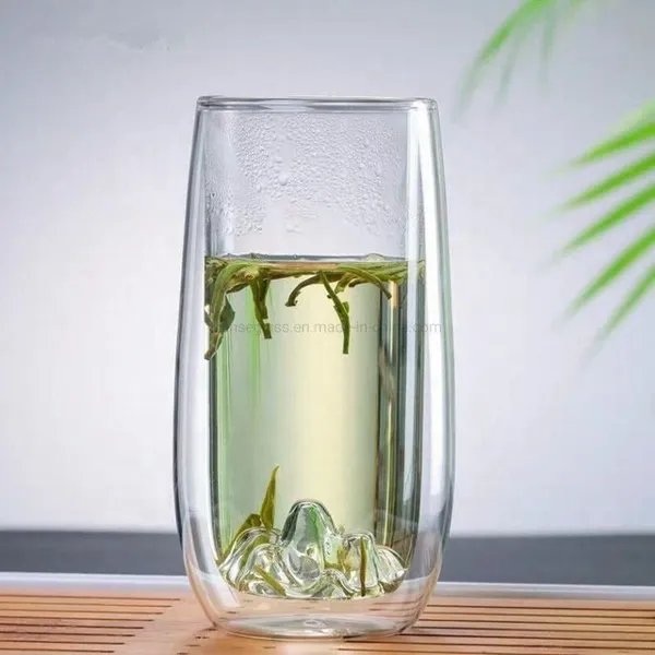 Household High Borosilicate Double Glass Cup High Temperature Resistant Wave Cup photo-3